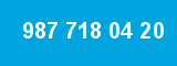 987 718 04 20